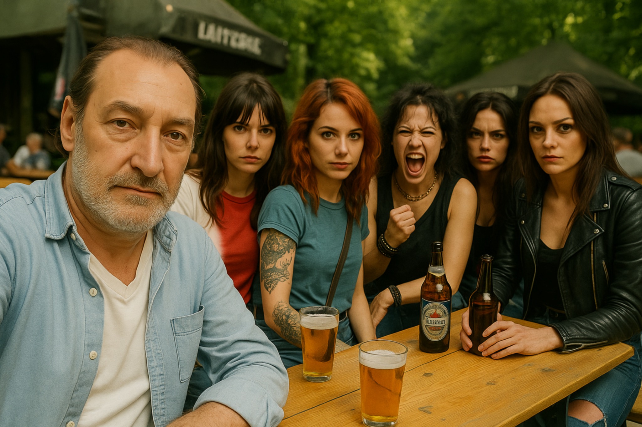 Funky avec les musiciennes autour d’une table